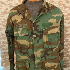 Vintage Marines Woodlands camo shirt